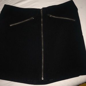 work skirt with zippers